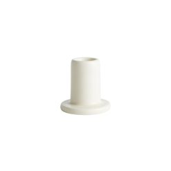 Hay Bougeoirs, Photophores | Bougeoir Tube Small Ceramique Blanc / H 5 Cm - Hay