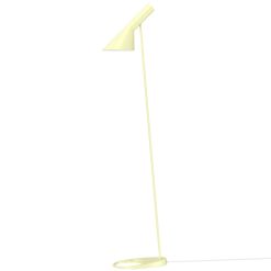 Louis Poulsen Lampadaires | Lampadaire Aj Metal Jaune / H 130 Cm - Orientable / Arne Jacobsen, 1957 - Louis Poulsen