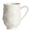 Jonathan Adler Tasses Et Mugs | Mug Gala Ceramique Blanc / Decor En Relief - Jonathan Adler