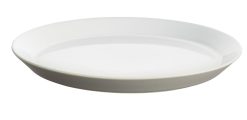 Alessi Assiettes | Assiette Tonale Ceramique Gris Blanc / O 26,5 Cm - Alessi