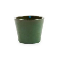 Unopiu Pots Et Plantes | Pot De Fleurs Pots Ceramique / Gres Emaille - O 50 X H 40 Cm / Fait Main - Unopiu