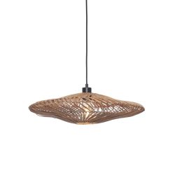 GOOD&MOJO Suspensions | Suspension Zanzibar Fibre Vegetale Bois Beige / Rotin / O 55 Cm - Good&Mojo