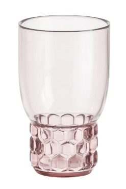 Kartell Verres | Verre Jellies Family Plastique Rose / Medium - H 13 Cm - Kartell