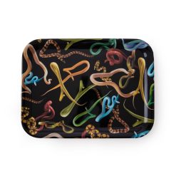 Seletti Plateaux Et Plats De Service | Plateau Toiletpaper - Snakes Plastique Noir / 32 X 43,5 Cm - Melamine - Seletti