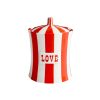 Jonathan Adler Boites Et Conservation | Boite Vice - Love Ceramique Rouge / O 13 X H 17 Cm - Jonathan Adler