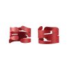 Alessi Accessoires Cuisine | Rond De Serviette Barkring Metal Rouge / Set De 2 - Acier - Alessi