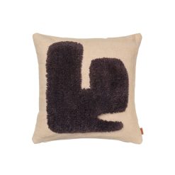 Ferm Living Deco Textile | Coussin Lay Tissu Marron Beige / 50 X 50 Cm - Ferm Living