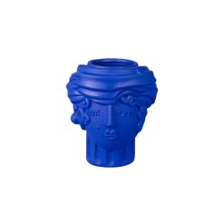 Seletti Vases | Vase Magna Graecia - Woman Ceramique Bleu / H 33 Cm - Terre Cuite - Seletti