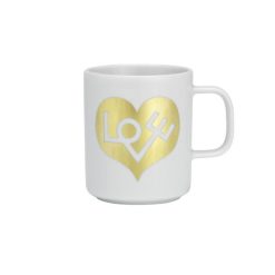 Vitra Tasses Et Mugs | Mug Love Heart Ceramique Or / Motif By Alexander Girard (1971) - Vitra