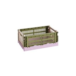 Hay Paniers Et Petits Rangements | Panier Colour Crate Mix Plastique Small / 17 X 26 Cm - Recycle - Hay