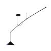 Martinelli Luce Suspensions | Suspension Vela 22 Led Metal Noir / Orientable / L 260 Cm - Martinelli Luce