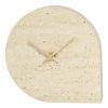 AYTM Horloges | Horloge A Poser Stilla Pierre Beige / Travertin - O 16 Cm - Aytm