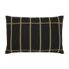 Marimekko Deco Textile | Housse De Coussin Tiiliskivi Tissu Noir / 60 X 40 Cm - Marimekko