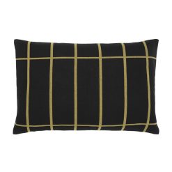 Marimekko Deco Textile | Housse De Coussin Tiiliskivi Tissu Noir / 60 X 40 Cm - Marimekko