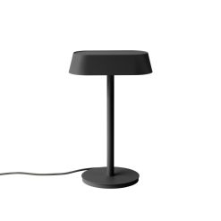 Muuto Led | Lampe De Table Linear Led Metal Noir / Port Usb-C - Muuto