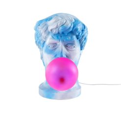 Seletti Lampes De Table | Lampe De Table Wonder Cloud Bleu / H 40 Cm - Resine - Seletti