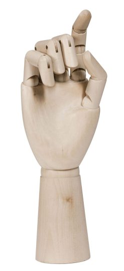 Hay Objets Deco Et Cadres-Photos | Decoration Wooden Hand Large Bois Naturel / H 22 Cm - Hay