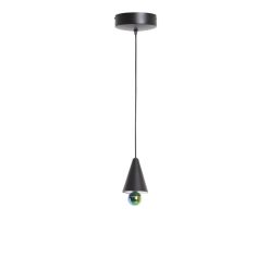 Petite Friture Suspensions | Suspension Cherry Xs Metal Noir / Led - O 9 X H17 Cm - Petite Friture