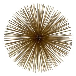 Pols Potten Objets Deco Et Cadres-Photos | Decoration Prickle Brass Large Or Metal / O 26 Cm - Pols Potten