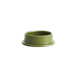 Hay Bougeoirs, Photophores | Bougeoir Column Medium Ceramique Vert / Pour Bougie Bloc - O 11 Cm - Hay