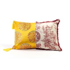 Seletti Coussins | Coussin Hybrid - Ottavia Tissu Jaune / 50 X 35 Cm - Seletti