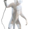 Seletti Kids | Lampe De Table Monkey Standing Plastique Blanc / Indoor - H 54 Cm - Seletti