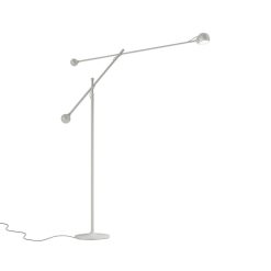 Artemide Lampadaires | Lampadaire Ixa Led Metal Blanc / Orientable - Artemide