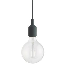 Muuto Suspensions | Suspension E27 Plastique Vert / Silicone - Ampoule Incluse - Muuto