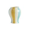 Hay Vases | Vase Sobremesa Large Ceramique Jaune Vert / O 19 X H 25 Cm - Gres - Hay