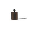 Ferm Living Lampes De Table | Pied De Lampe Post Bois Naturel / O 13 X H 21 Cm - Chene Fume - Ferm Living