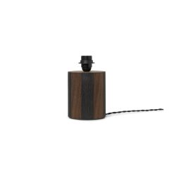 Ferm Living Lampes De Table | Pied De Lampe Post Bois Naturel / O 13 X H 21 Cm - Chene Fume - Ferm Living