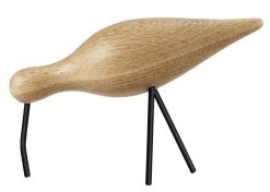 Normann Copenhagen Objets Deco Et Cadres-Photos | Decoration Oiseau Shorebird L Bois Naturel / L 22 X H 14 Cm - Normann Copenhagen