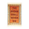 Seletti Deco Textile | Tapis Burnt - The Dream Tissu / 80 X 120 Cm - Inscription Obtenue Par Combustion - Seletti