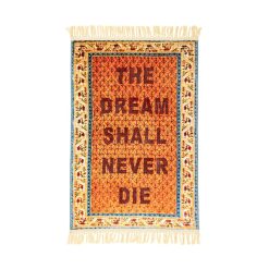 Seletti Deco Textile | Tapis Burnt - The Dream Tissu / 80 X 120 Cm - Inscription Obtenue Par Combustion - Seletti