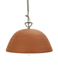 Serax Suspensions | Suspension Terra Ceramique Orange Marron / Terre Cuite - O 22 X H 13 Cm - Serax