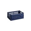 Hay Paniers Et Petits Rangements | Panier Colour Crate Plastique Bleu Small / 17 X 26,5 Cm - Recycle - Hay