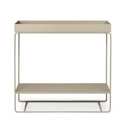 Ferm Living Separations Et Cloisons Mobiles | Jardiniere Sur Pied Plant Box Two Metal / Rangement - 2 Niveaux - L 80 X H 75 Cm X Prof. 25 Cm - Ferm Living