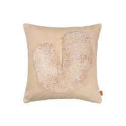 Ferm Living Deco Textile | Coussin Lay Tissu Blanc Beige / 50 X 50 Cm - Ferm Living