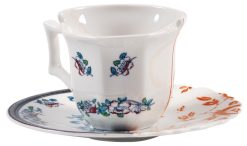 Seletti Tasses Et Mugs | Tasse A Cafe Hybrid Leonia Ceramique Set Tasse A Cafe + Soucoupe - Seletti