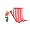 Seletti Lampes De Table | Lampe De Table Circus Abatjour - Super Jimmy Tissu Rouge - Seletti