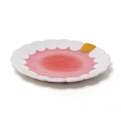 Seletti Plateaux Et Plats De Service | Assiette De Presentation Teeth Ceramique Rose / O 33 Cm - Seletti