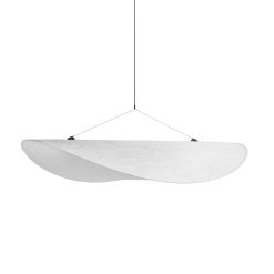 NEW WORKS Suspensions | Suspension Tense Led Large Papier Blanc / O 120 Cm - Tyvek - New Works