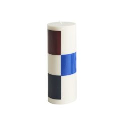 Hay Bougeoirs, Photophores | Bougie Bloc Column Large Cire Multicolore / O 9 X H 25 Cm - Hay