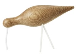 Normann Copenhagen Objets Deco Et Cadres-Photos | Decoration Oiseau Shorebird L Bois Naturel / L 22 X H 14 Cm - Normann Copenhagen