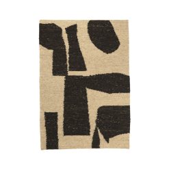 Ferm Living Deco Textile | Tapis Piece Tissu Blanc / 140 X 200 Cm - Tisse Main - Ferm Living