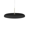 Lumen Center Italia Suspensions | Suspension Zero Large Led Metal Noir / O 60 Cm - Lumen Center Italia