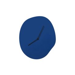 Ferm Living Horloges | Horloge Murale Melt Bois Bleu / L 28 X H 33 Cm - Ferm Living