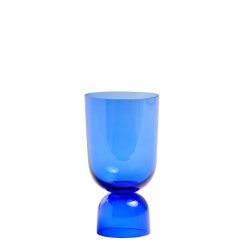 Hay Vases | Vase Bottoms Up Verre Bleu / Small - H 21 Cm - Hay