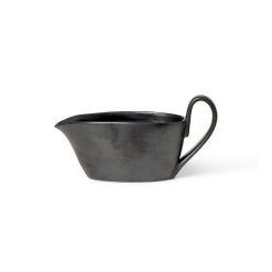 Ferm Living Carafes Et Decanteurs | Pot A Lait Flow Ceramique Noir / H 10 Cm - 30 Cl - Ferm Living