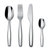 Alessi Couverts | Menagere Itsumo Metal Gris Argent / 24 Pieces - 6 Personnes - Alessi